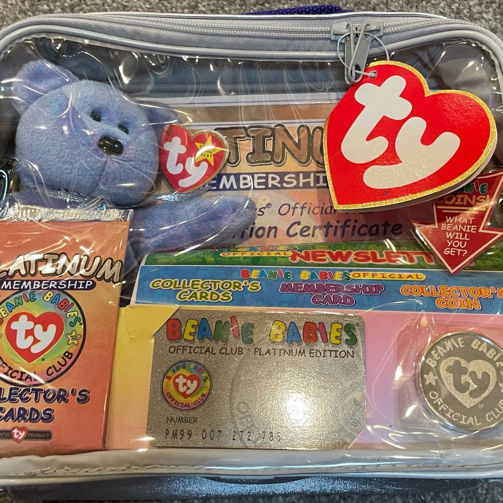 Beanie Baby Collector’s Set Bear